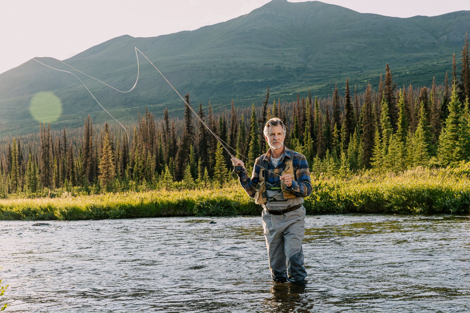 Alaska 2024 land-tour photography: Fly fishing