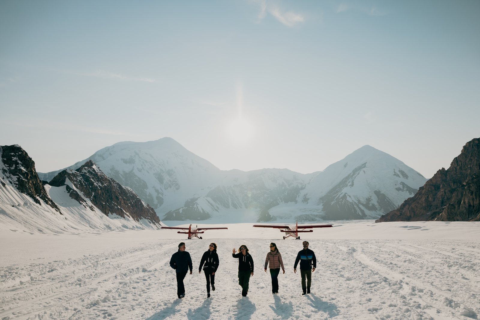 Alaska 2024 land-tour photography: Glacier landing